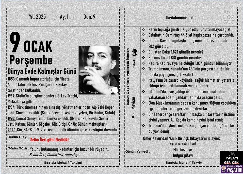 Dünya Evde Kalmışlar Günü 1